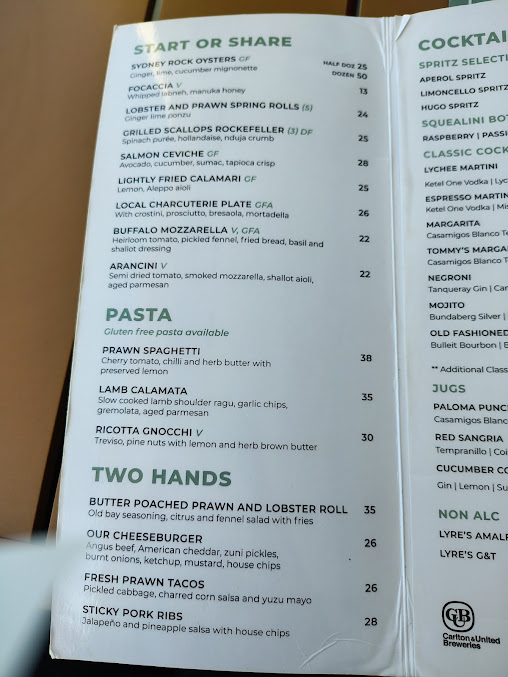 Menu Icebergs Dining Room And Bar - 8