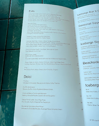 Menu Icebergs Dining Room And Bar - 9