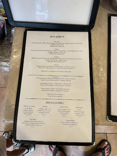 Menu Ignazio's - 5