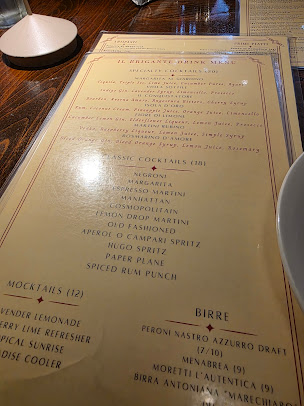 Menu Il Brigante - 2