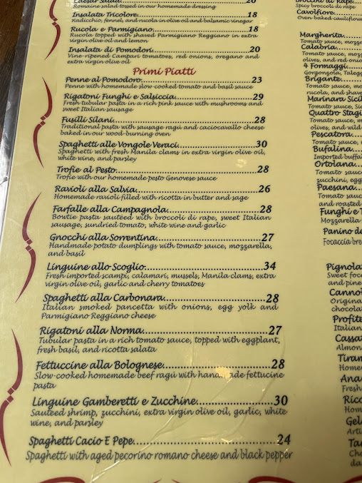 Menu Il Brigante - 7