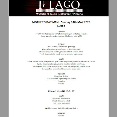 Menu Il Lago Italian - 4