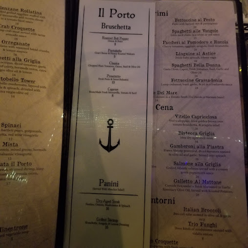 Menu Il Porto Ristorante & Wood Fired Pizza - 9