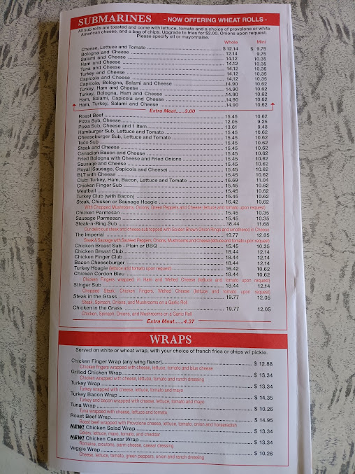 Menu Imperial Pizza - Abbott Road - 4
