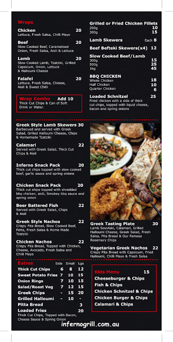 Menu Inferno Grill - 0
