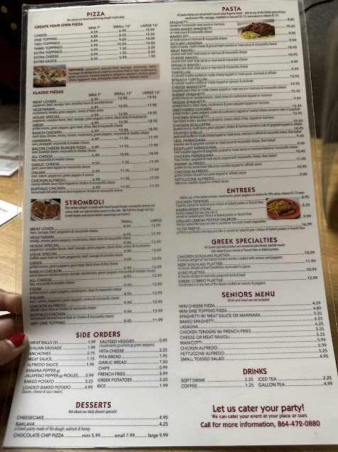Menu Inman House Of Pizza - 2