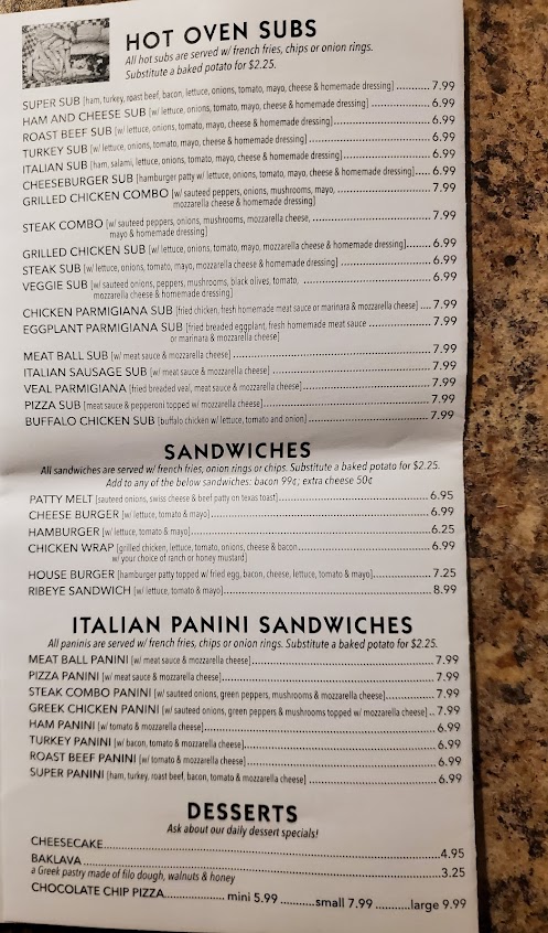 Menu Inman House Of Pizza - 4