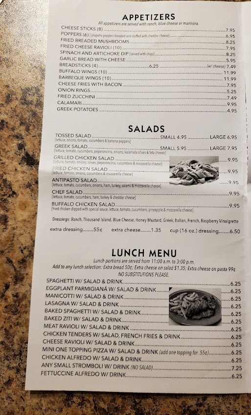 Menu Inman House Of Pizza - 5
