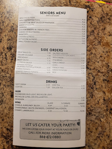 Menu Inman House Of Pizza - 7