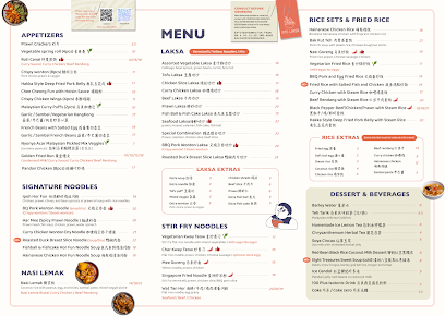 Menu Into Laksa Mascot - 0