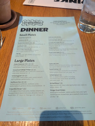 Menu Irregardless - 7