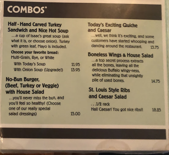 Menu Isaac Newtons Bar Restaurant - 8