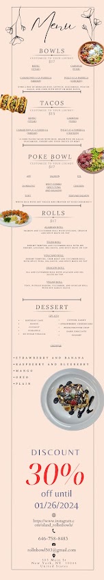 Menu Island Rolls N Bowls - 7
