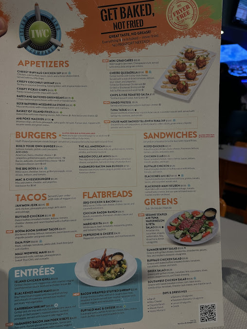 Menu Island Wing Company Hunters Creek - 6