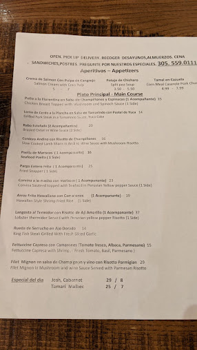Menu Islas Canarias Cafe, Restaurant & Bakery - 6