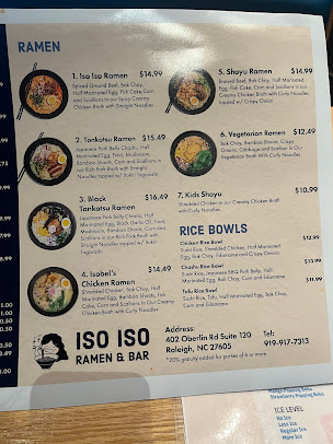 Menu Iso Iso Ramen & Bar - 6