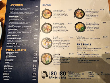 Menu Iso Iso Ramen & Bar - 9