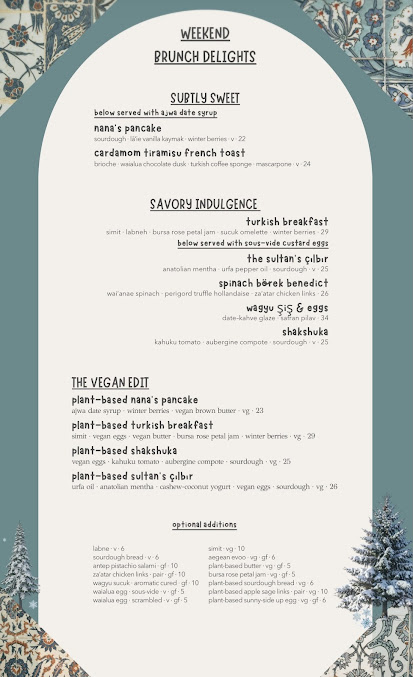 Menu Istanbul Hawai'i - 1