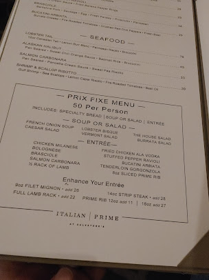 Menu Italian Prime At Salvatore's - 6