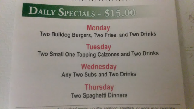 Menu Italian Village Of Tazewell - 5