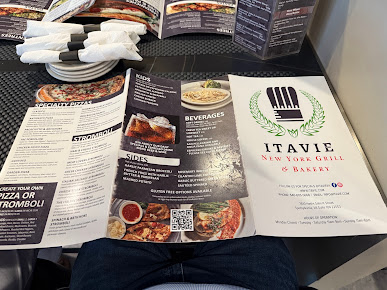 Menu Itavie New York Grill Bakery - 1