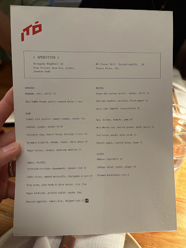 Menu Itō Restaurant - 9