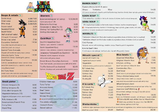 Menu Izakaya Little Tokyo Restaurant - 2