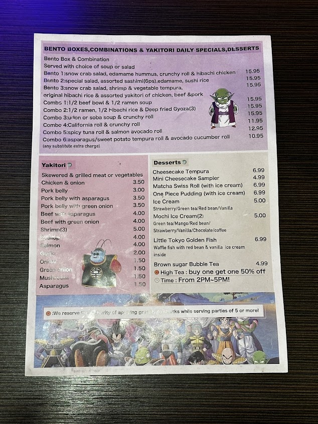 Menu Izakaya Little Tokyo Restaurant - 5