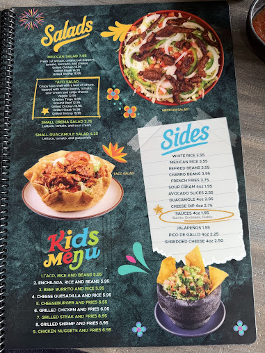 Menu Izcalli Mexican Restaurant - 5