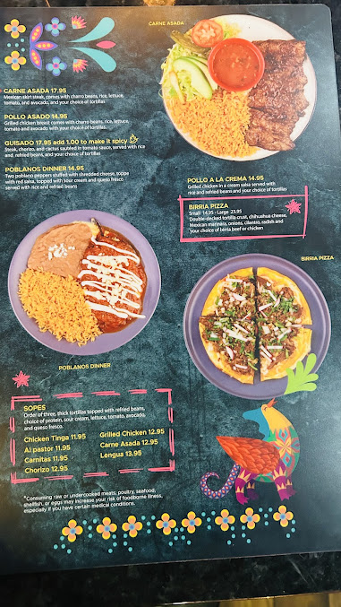 Menu Izcalli Mexican Restaurant - 8