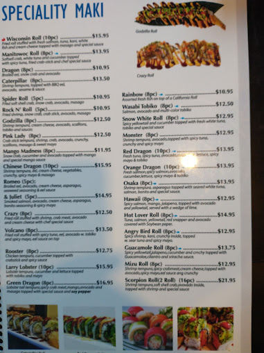 Menu Izumi Sushi Asian Fusion - 5