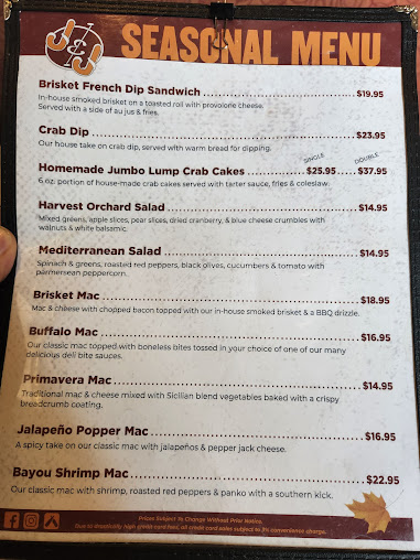 Menu J & J Restaurant And Bar - 0