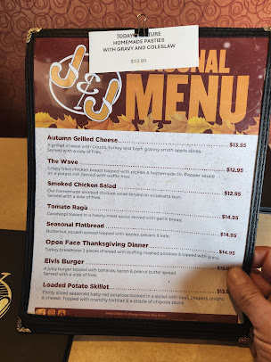 Menu J & J Restaurant And Bar - 1