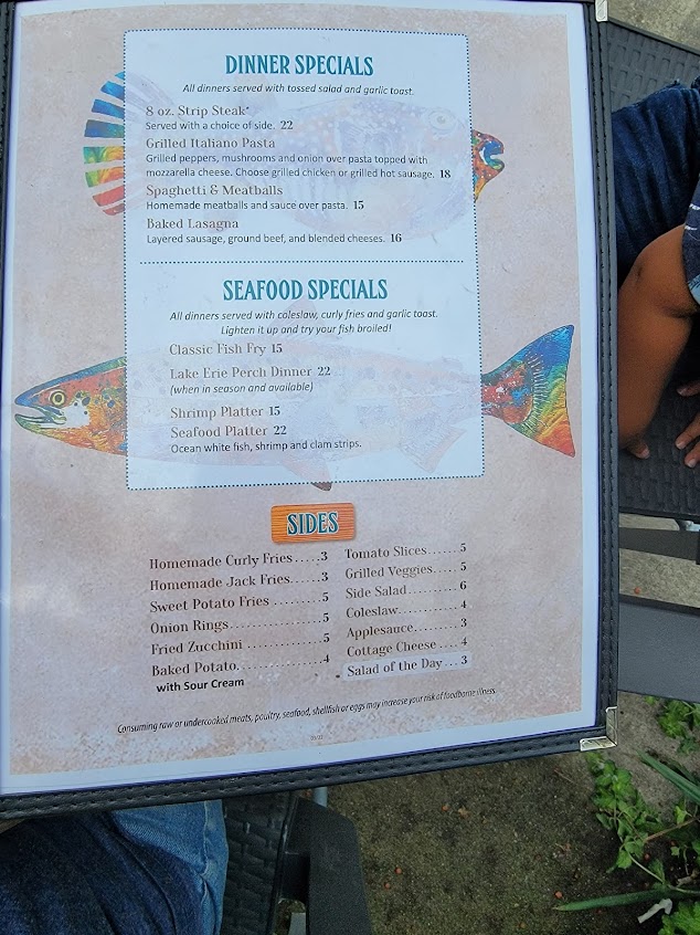 Menu Jacks Barcelona Drive In - 5