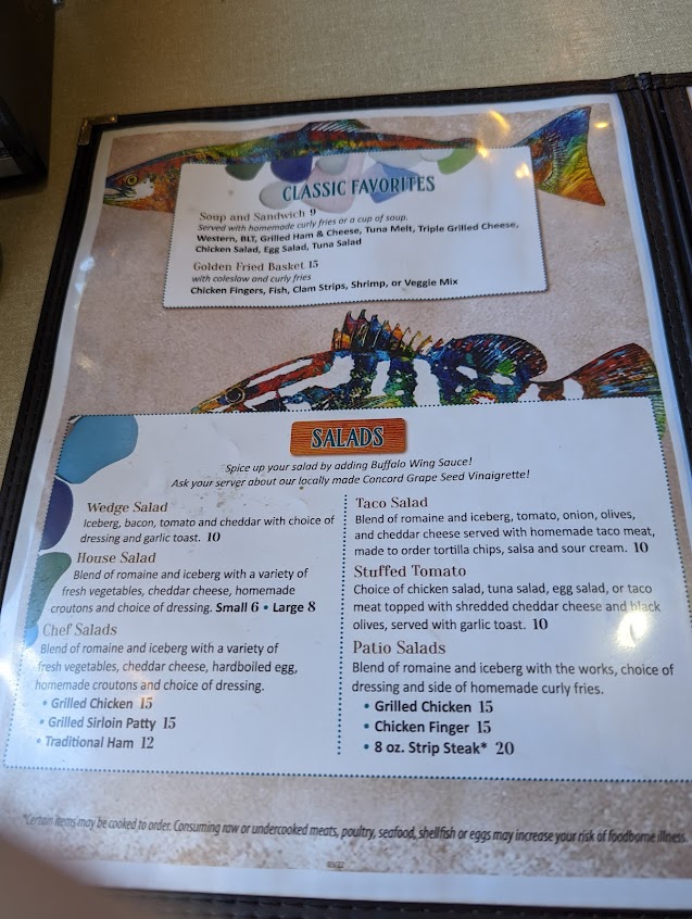 Menu Jacks Barcelona Drive In - 6