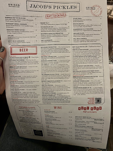 Menu Jacobs Pickles South Norwalk - 3