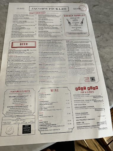 Menu Jacobs Pickles South Norwalk - 6