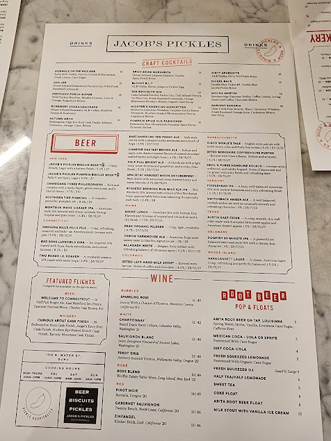 Menu Jacobs Pickles South Norwalk - 9