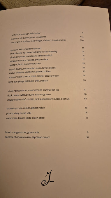 Menu Jane Surry Hills - 5