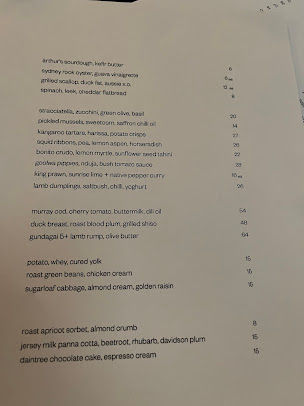 Menu Jane Surry Hills - 6