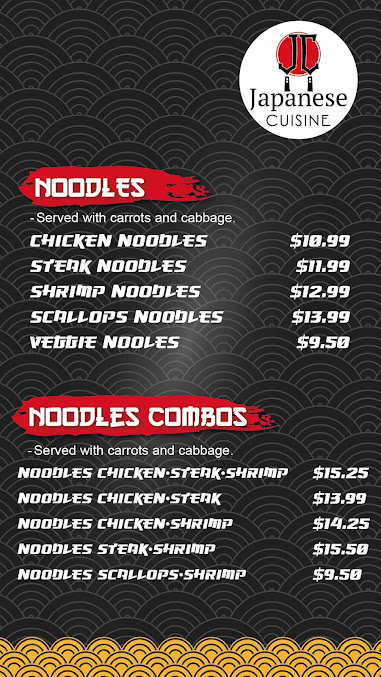 Menu Japanese Cuisine - 2