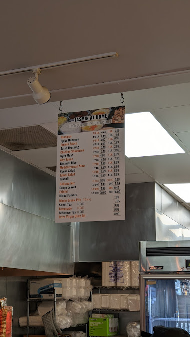 Menu Jasmin & Olivz Mediterranean - Ncsu - 7