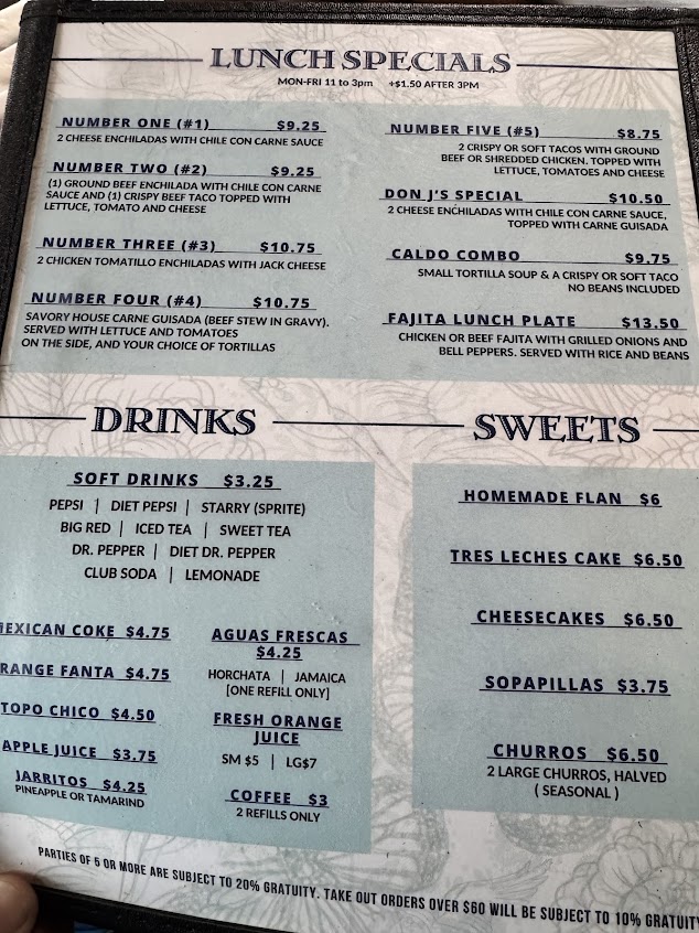 Menu Javis Best Of Tex Mex - 0