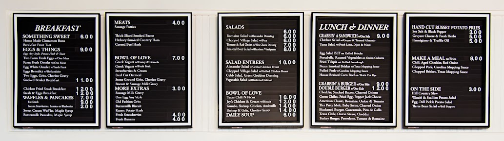 Menu Jay Lovell's - 1