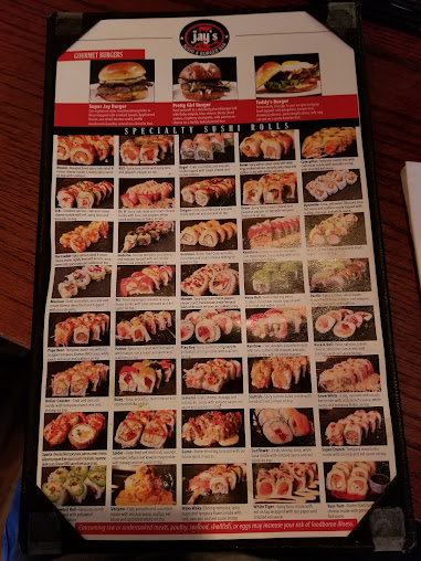 Menu Jay's 108 Goldsboro - 9