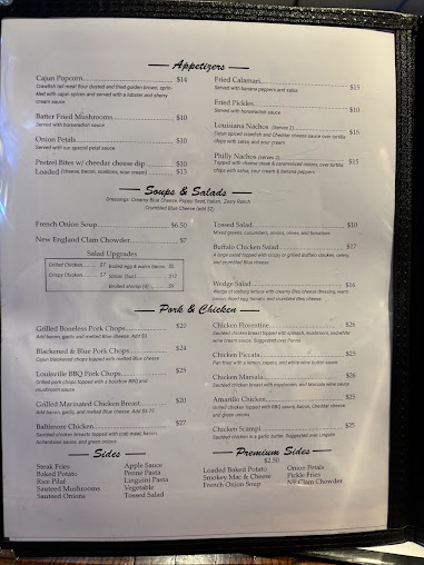 Menu Jay's Place - 1