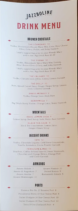 Menu Jazzboline Restaurant & Bar - 5