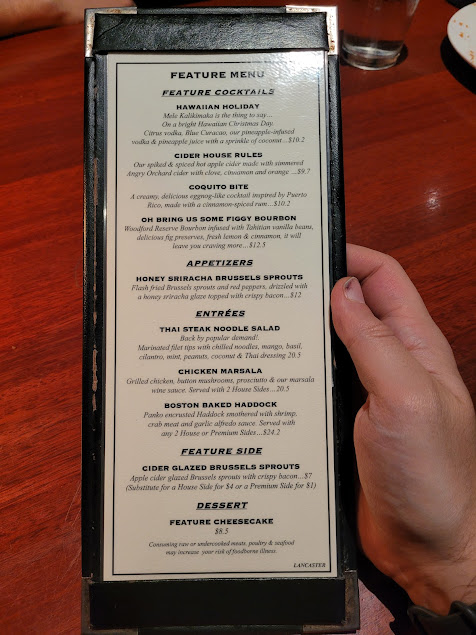 Menu Jb Dawsons Restaurant Bar - 5