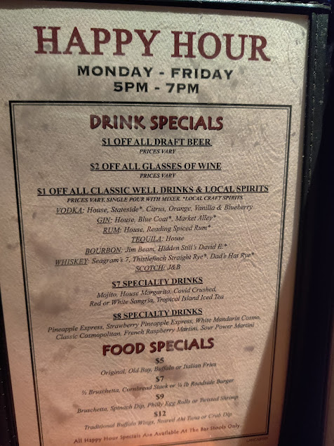 Menu Jb Dawsons Restaurant Bar - 6