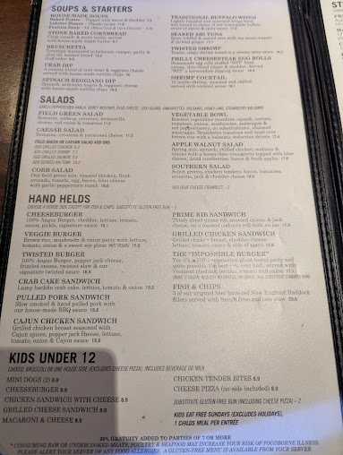 Menu Jb Dawsons Restaurant Bar - 11